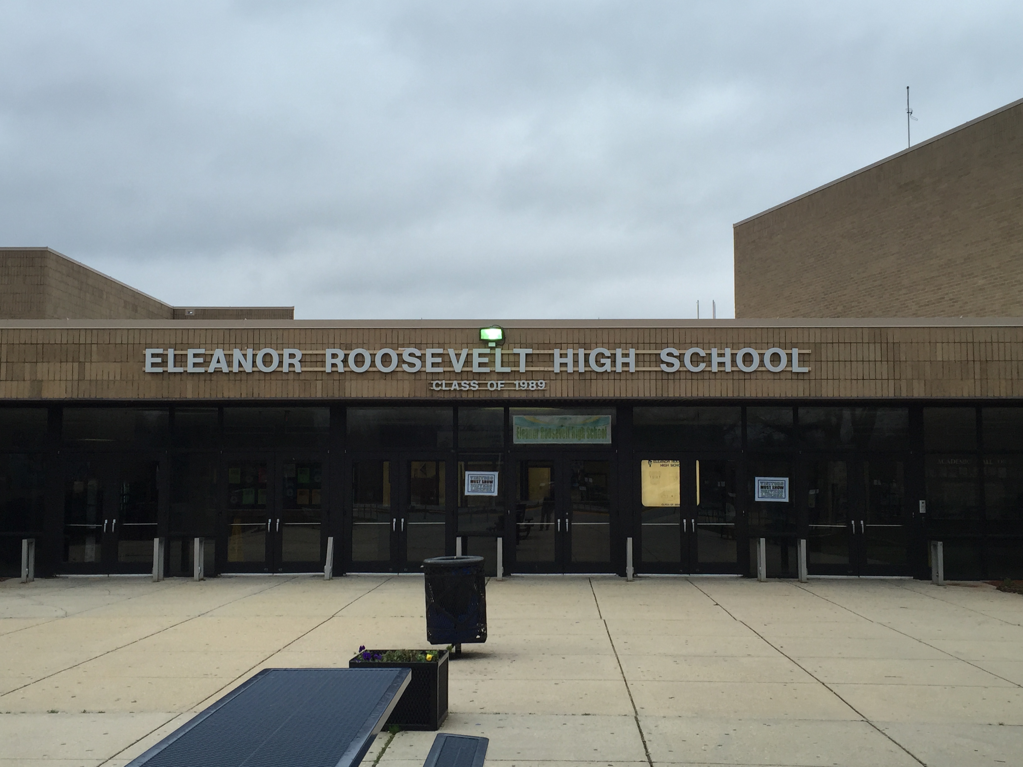 Eleanor Roosevelt High School.
